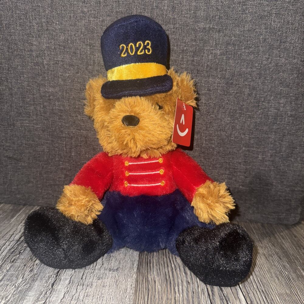 2023 Christmas Teddy Bear Plush Toy Soldier Hat Stuffed Animal With Tags